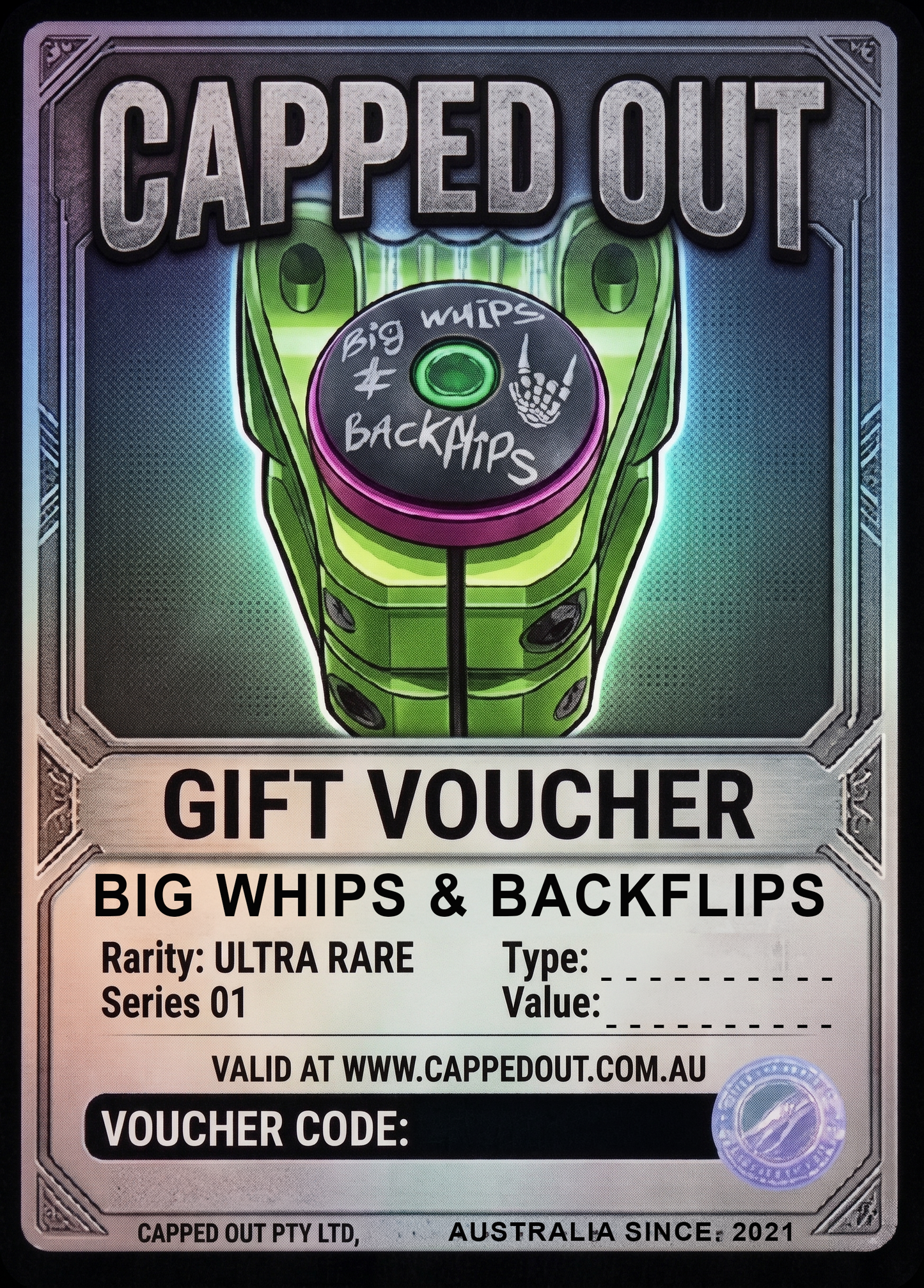 Capped Out Gift Voucher