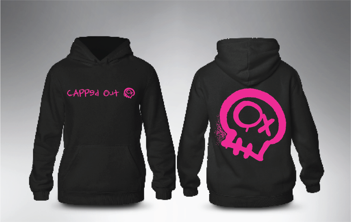 Capped Out Pink Hoodie